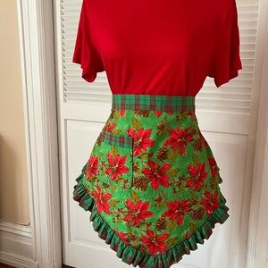 Holiday apron.